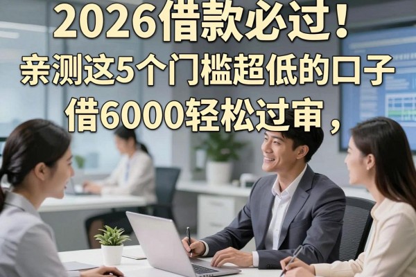 2026借款必过!亲测这5个门槛超低的口子,借6000轻松过审