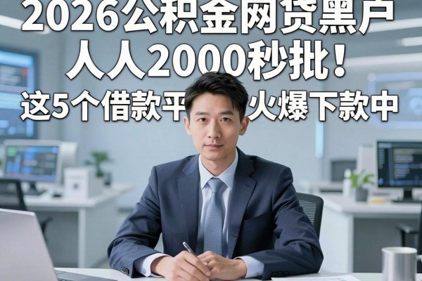 2026公积金网贷黑户人人2000秒批!这5个借款平台火爆下款中