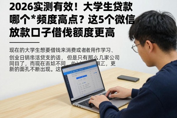 2026实测有效！大学生贷款哪个额度高点？这5个微信放款口子借钱额度更高