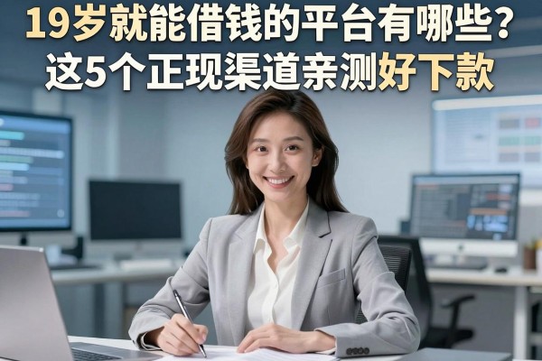 19岁就能借钱的平台有哪些?这5个正规渠道亲测好下款!