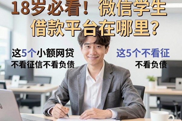 18岁必看!微信学生借款平台在哪里?这5个小额网贷不看征信不看负债