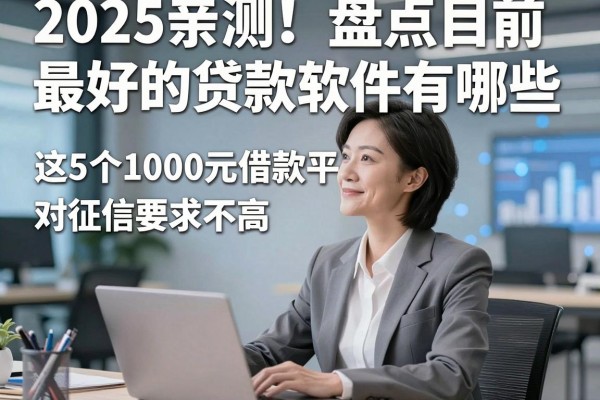 2025亲测！盘点目前最好的贷款软件有哪些，这5个1000元借款平台对征信要求不高