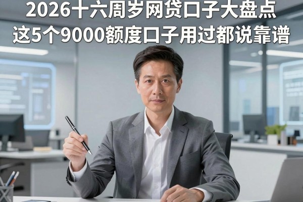 2026十六周岁网贷口子大盘点,这5个9000额度口子用过都说靠谱