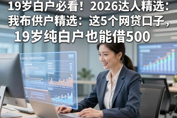 19岁白户必看!2026达人精选:这5个网贷口子,19岁纯白户也能借500