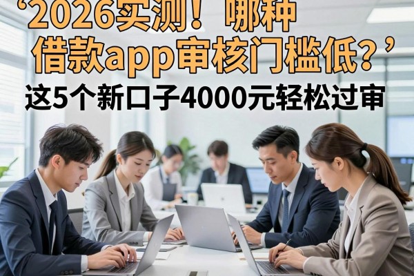 2026实测!哪种借款app审核门槛低?这5个新口子4000元轻松过审