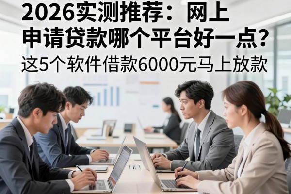 2026实测推荐:网上申请贷款哪个平台好一点?这5个软件借款6000元马上放款