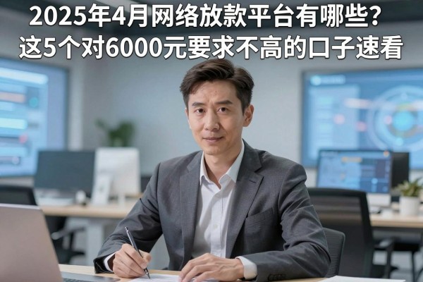 2025年4月网络放款平台有哪些？这5个对6000元要求不高的口子速看