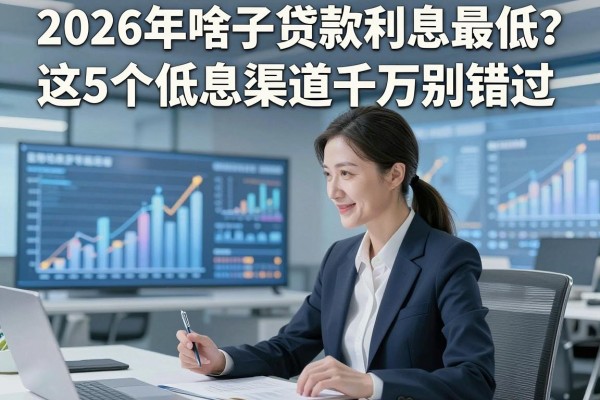 2026年啥子贷款利息最低?这5个低息渠道千万别错过!