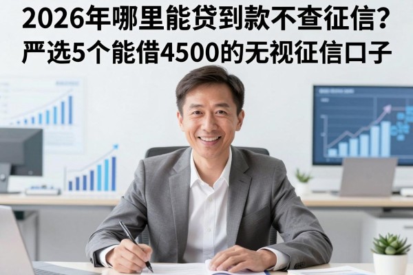 2026年哪里能贷到款不查征信?严选5个能借4500的无视征信口子!