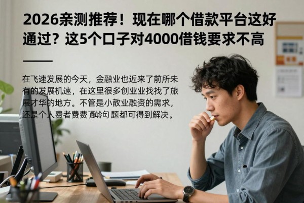 2026亲测推荐！现在哪个借款平台比较好通过？这5个口子对4000借款要求不高