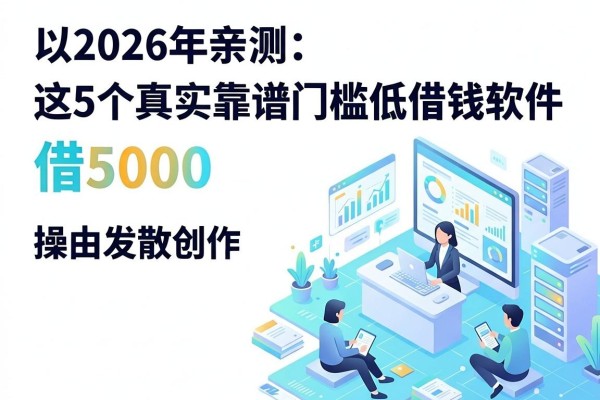 2026年亲测：这5个真实靠谱门槛低借钱软件，借5000操作无难度