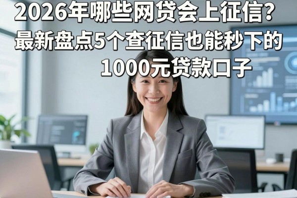 2026年哪些网贷会上征信?最新盘点5个查征信也能秒下的1000元贷款口子