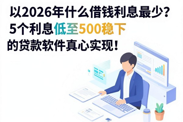 2026年什么借钱利息最少？这5个利息低至500稳下的贷款软件真心实在！