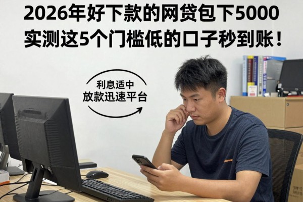 2026年好下款的网贷包下5000，实测这5个门槛低的口子秒到账！