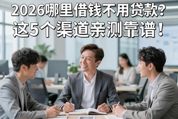 2026哪里借钱不用贷款?这5个渠道亲测靠谱,速看!