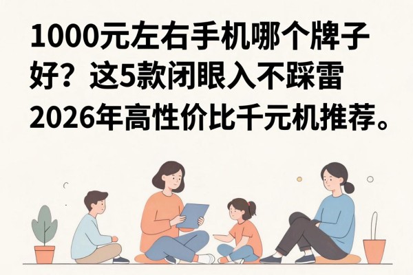 1000元左右手机哪个牌子好?这5款闭眼入不踩雷,2026年高性价比千元机推荐