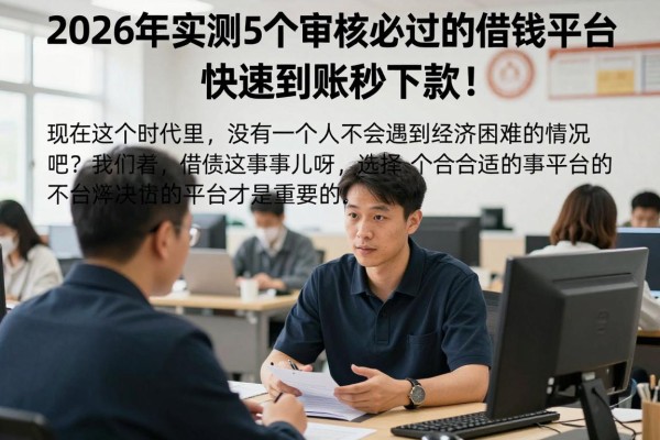 2026年实测5个审核必过的借钱平台，快速到账秒下款！