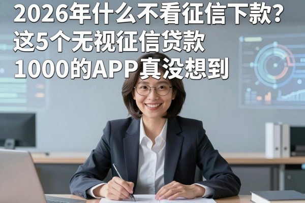2026年什么不看征信下款?这5个无视征信贷款1000的APP真没想到!