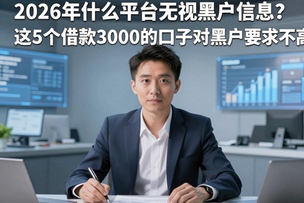 2026年什么平台无视黑户信息?这5个借款3000的口子对黑户要求不高,对比后真给力