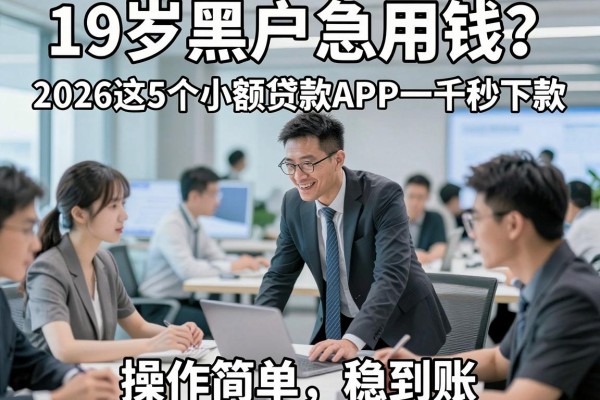 19岁黑户急用钱？2026这5个小额贷款APP一千秒下款，操作简单稳到账