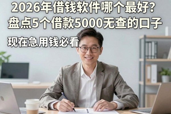 2026年借钱软件哪个最好？盘点5个借款5000无查的口子，现在急用钱必看