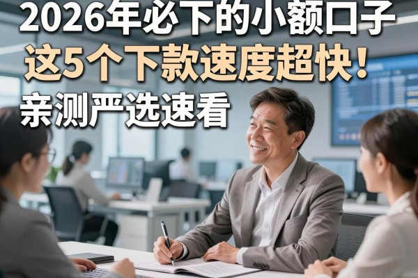 2026年必下的小额口子,这5个下款速度超快!亲测严选速看!