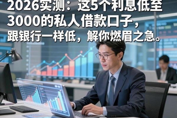 2026实测：这5个利息低至3000的私人借款口子，跟银行一样低，解你燃眉之急！