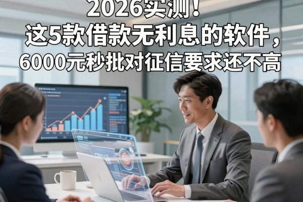 2026实测！这5款借款无利息的软件，6000元秒批对征信要求还不高