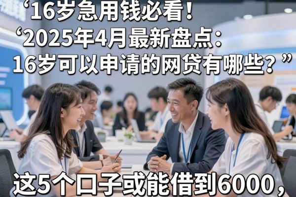 16岁急用钱必看!2025年4月最新盘点:16岁可以申请的网贷有哪些?这5个口子或能借到6000