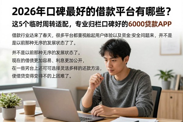 2026年口碑最好的借款平台有哪些?这5个临时周转适配,专业归档口碑最好的6000贷款APP