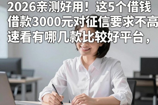2026亲测好用!这5个借款3000元对征信要求不高的贷款平台,速看有哪几款比较好