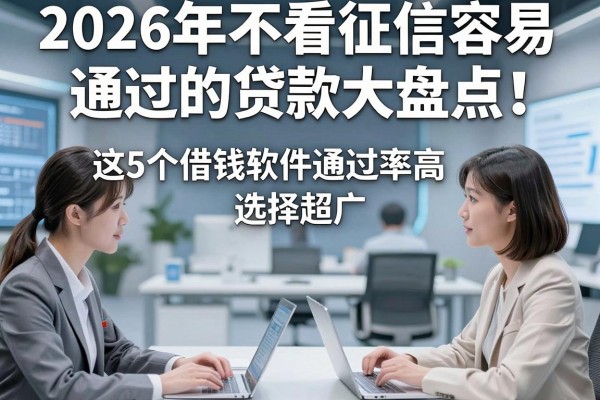 2026年不看征信容易通过的贷款大盘点!这5个借钱软件通过率高、选择超广
