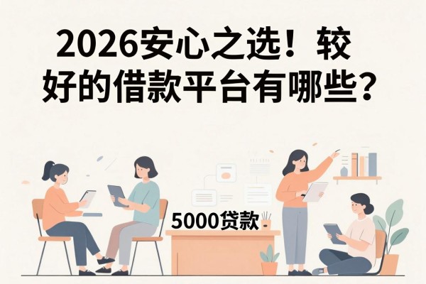 2026安心之选!较好的借款平台有哪些?这5个5000贷款口子值得收藏