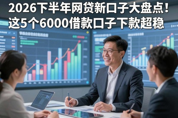 2026下半年网贷新口子大盘点!这5个6000借款口子下款超稳
