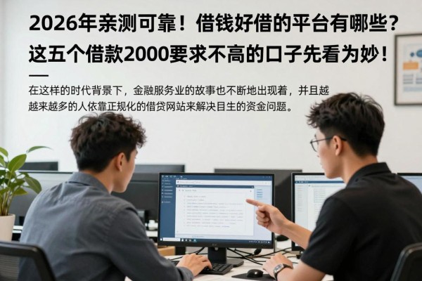 2026年亲测可靠!借钱好借的平台有哪些?这五个借款2000要求不高的口子先看为妙!