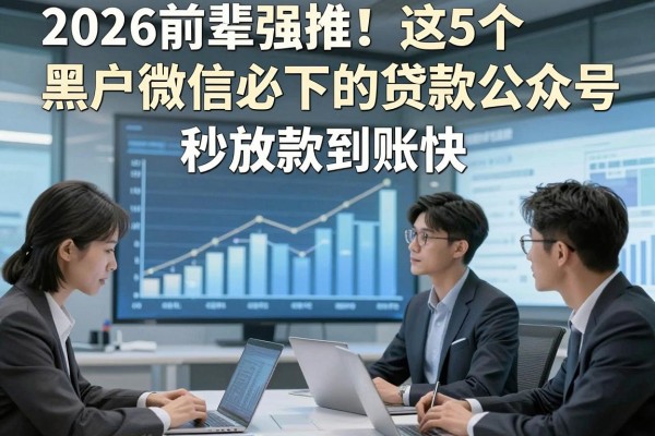 2026前辈强推!这5个黑户微信必下的贷款公众号,秒放款到账快