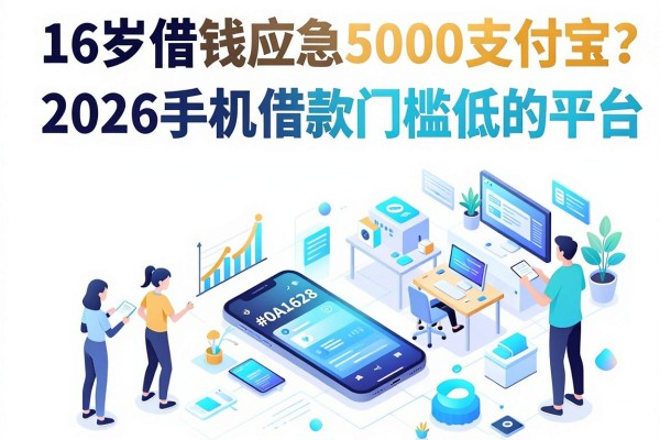 16岁借钱应急5000支付宝？2026手机借款门槛低的平台有哪些
