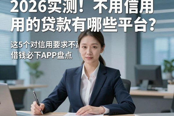 2026实测!不用信用的贷款有哪些平台?这5个对信用要求不高、借钱必下APP盘点