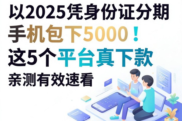 2025凭身份证分期手机包下5000!这5个平台真下款,亲测有效速看