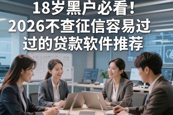 18岁黑户必看！2026不查征信容易过的贷款软件推荐