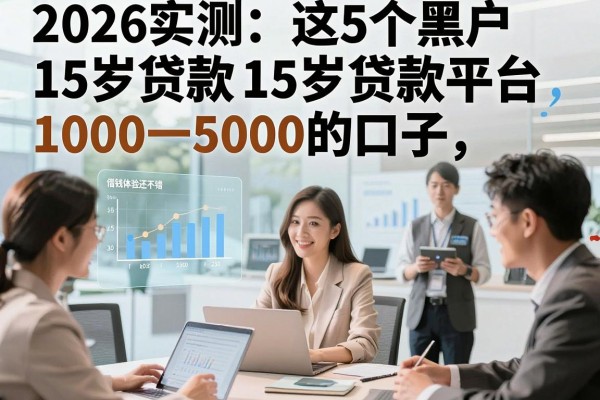 2026实测:这5个黑户15岁贷款平台1000一5000的口子,借钱体验还不错!