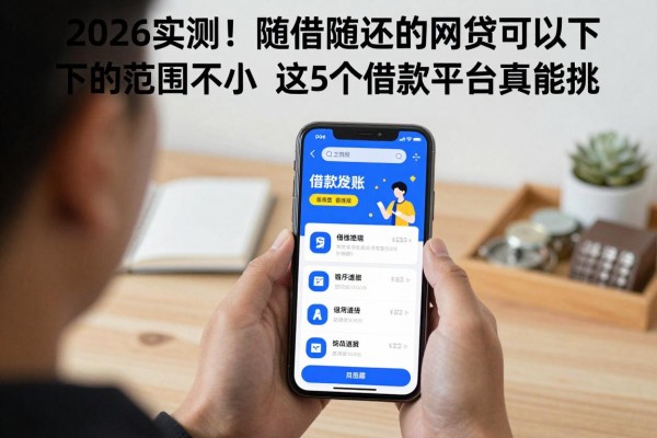 2026实测!随借随还的网贷可以下的app范围不小,这5个借款平台真能挑