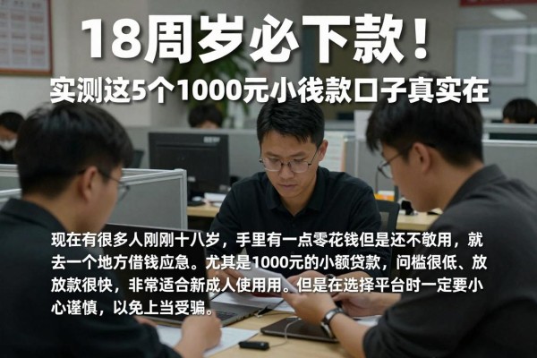 18周岁必下款!实测这5个1000元小额贷款口子真实在