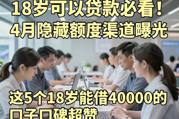 18岁可以贷款必看!4月隐藏额度渠道曝光,这5个18岁能借40000的口子口碑超赞