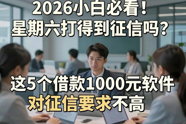 2026小白必看！星期六打得到征信吗？这5个借款1000元软件对征信要求不高