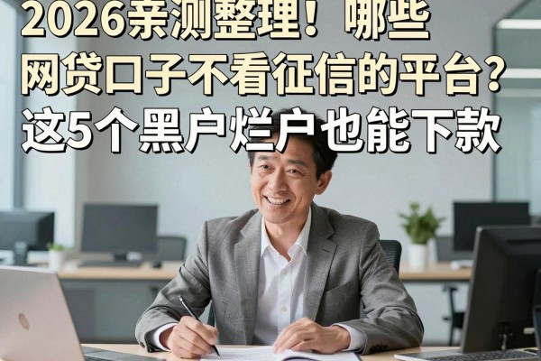 2026亲测整理!哪些网贷口子不看征信的平台?这5个黑户烂户也能下款