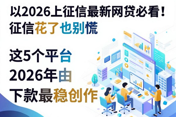 2026上征信最新网贷必看!征信花了也别慌,这5个平台2026年下款最稳
