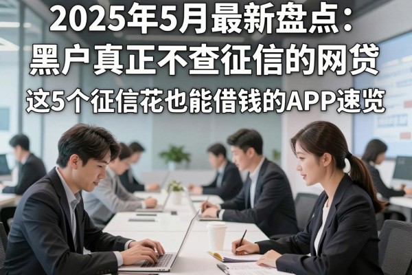 2025年5月最新盘点:黑户真正不查征信的网贷,这5个征信花也能借钱的APP速览