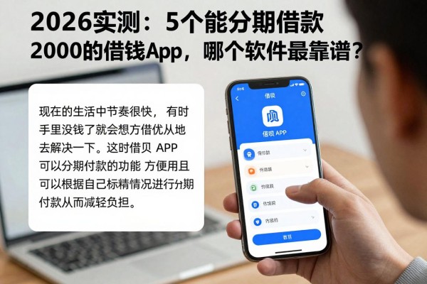 2026实测：5个能分期借款2000的借钱app，哪个软件最靠谱？