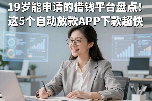 19岁能申请的借钱平台盘点！这5个自动放款APP下款超快